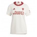 Camisa de Futebol Manchester United Donny van de Beek #34 Equipamento Alternativo Mulheres 2023-24 Manga Curta